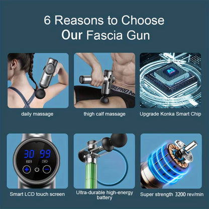 99 Speed Professional Muscle Massage Gun Massager Massager for Neck and Back Massage Instrument Dropshipping Fitness Equipment