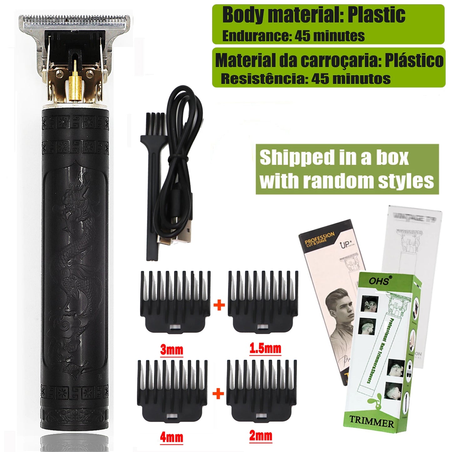 T9 Hair Clipper Repair Beard Shaving Body Hair Trimmer Clippers Electric Machine Men Haircut Machine 0Mm Barber Shaver